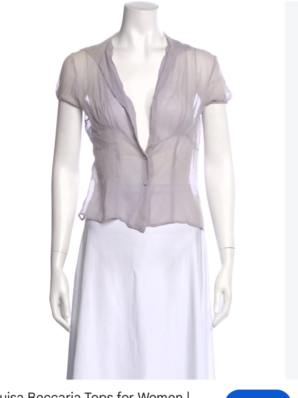 Luisa Beccaria M silk top v it 44